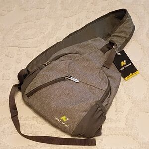 Nevo Rhino Gray Slingback Crossbody Multi Purpose Travel Sports Hiking